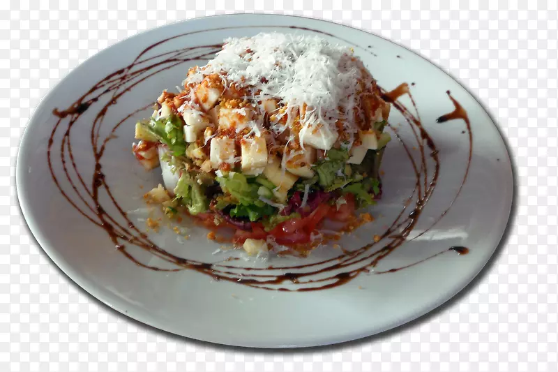 德拉扎斯·德尔·索萨尔素食料理法式餐-盘片