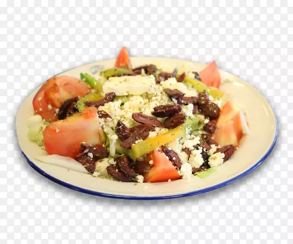 希腊色拉水果沙拉素食菜肴包装-沙拉