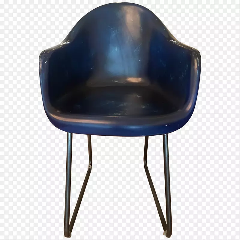 椅子钴蓝色塑料-现代椅子
