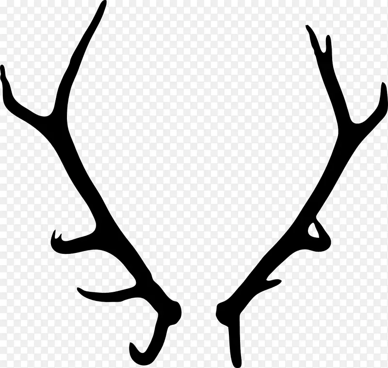 驼鹿麋鹿鹿角夹艺术鹿