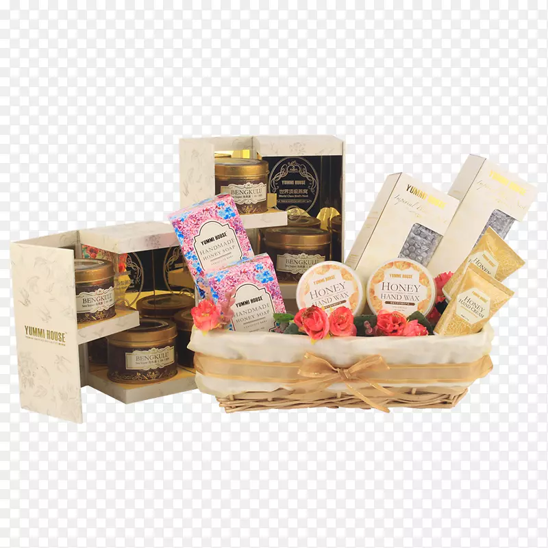 食品礼品篮，篮子，玉米屋，软垫盒，蜂蜜蜂巢
