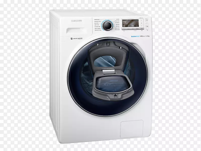 洗衣机ww12k8412ox三星阿德沃wf15k6500家用电器-家用电器