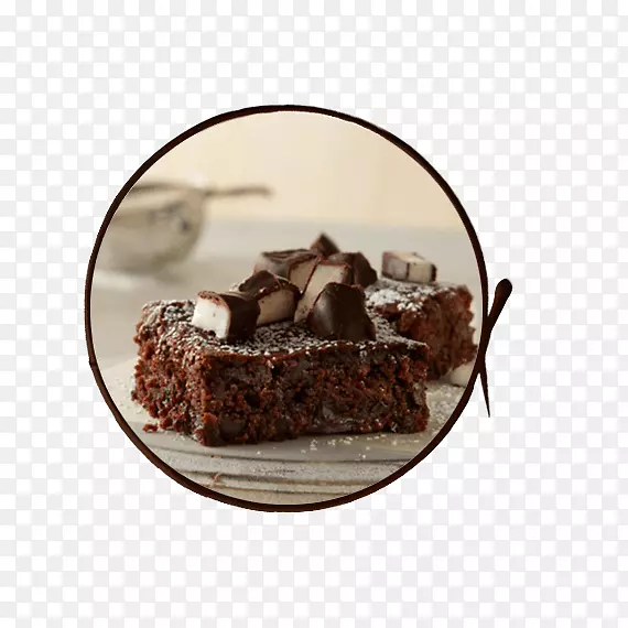 巧克力布朗尼，约克薄荷，巧克力蛋糕，软糖-巧克力