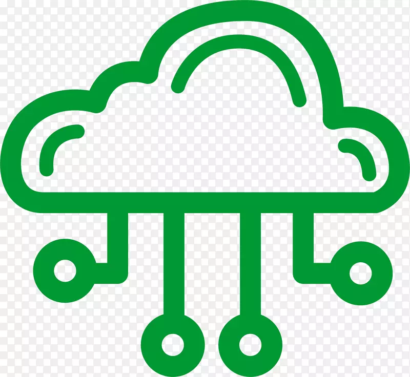 云存储计算机图标数据云计算信息技术云计算