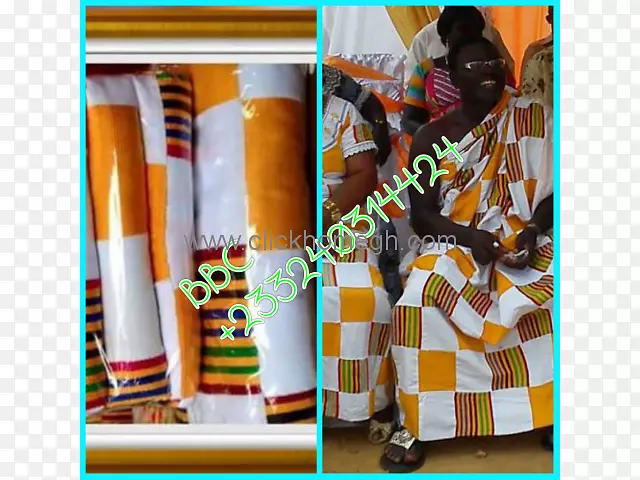 金属丝Kumasi kente布纺织品-非洲织物