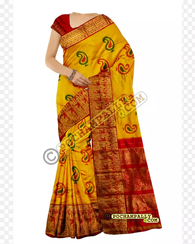 Pochampally saree sari ikat丝绸手织机
