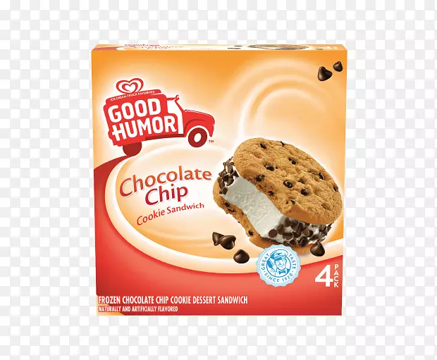巧克力薄饼冰淇淋奇普威奇幽默冰淇淋