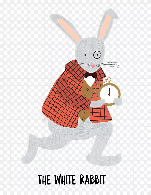 白兔复活节兔子爱丽丝在仙境野兔的冒险