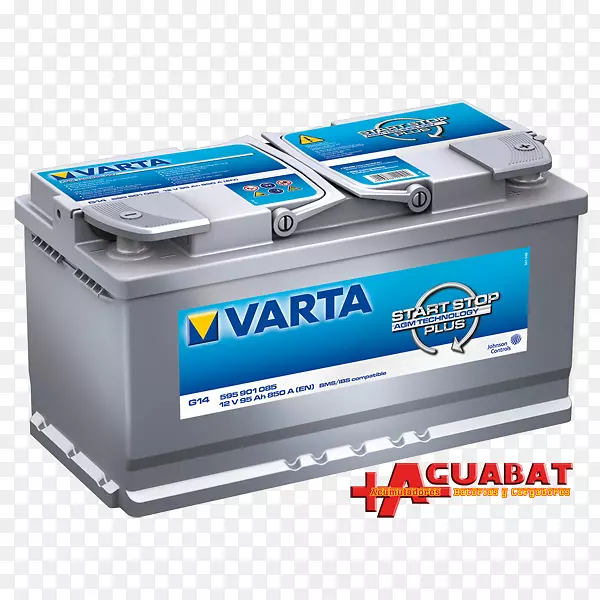 汽车VARTA汽车电池VRLA电池电动电池启动停止
