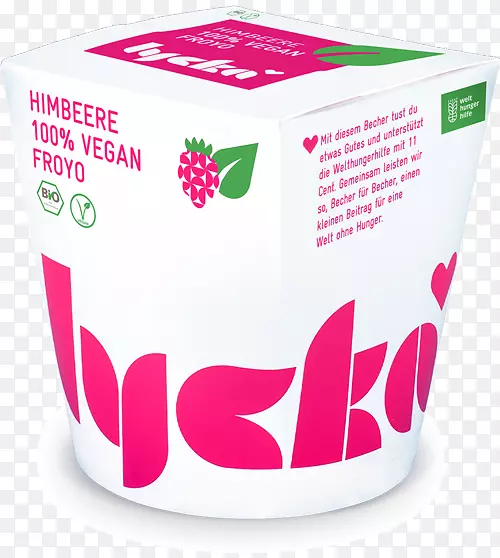 纯素食冰杯，Lycka冷冻酸奶-冰淇淋菜单