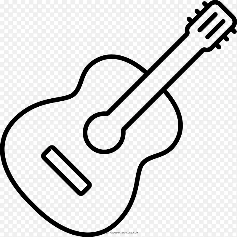 古典吉他乐器绘图.乐器