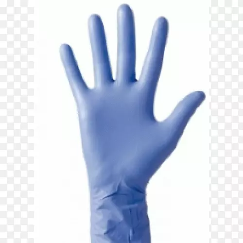 手指头模型医用手套钴蓝设计