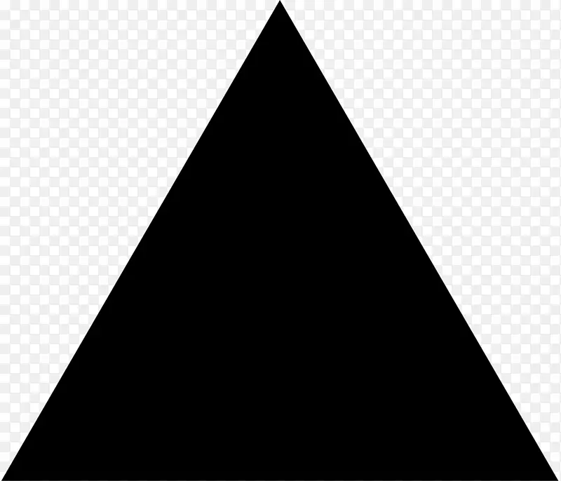 黑色三角形箭头剪辑艺术-箭头