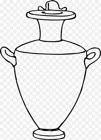 古希腊陶器花瓶古希腊剪贴画空花瓶
