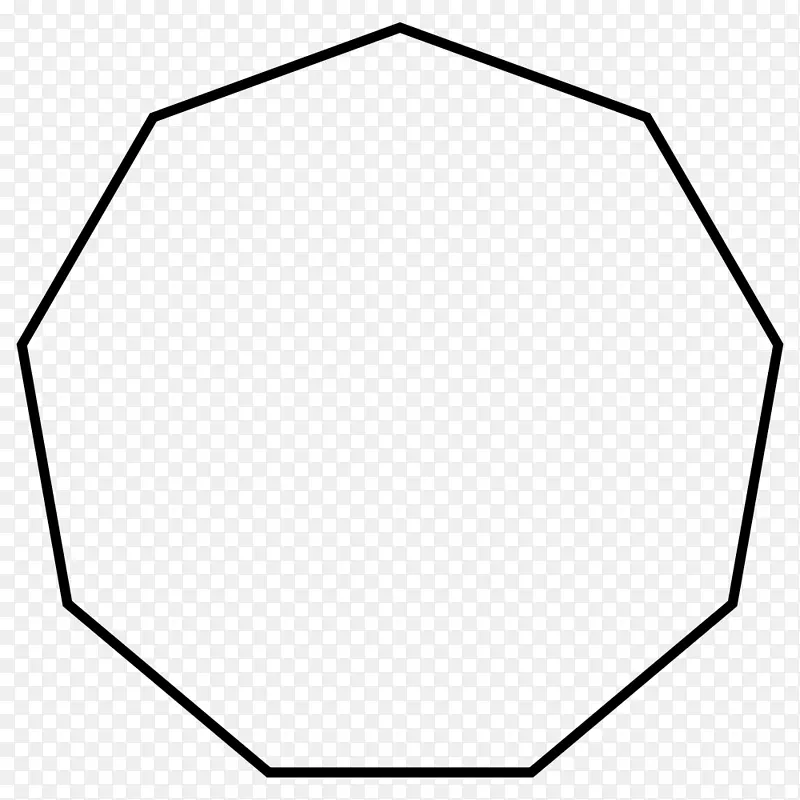 无角正多边形几何图形