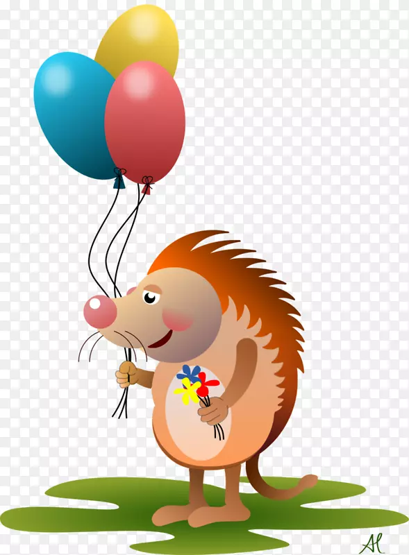 气球造型生日剪贴画-气球