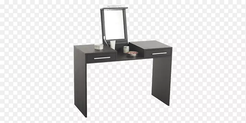 桌子，低矮书桌，抽屉，梳妆台-俯瞰式家具桌