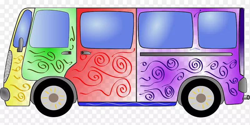 公共汽车司机大众2型剪贴画-巴士