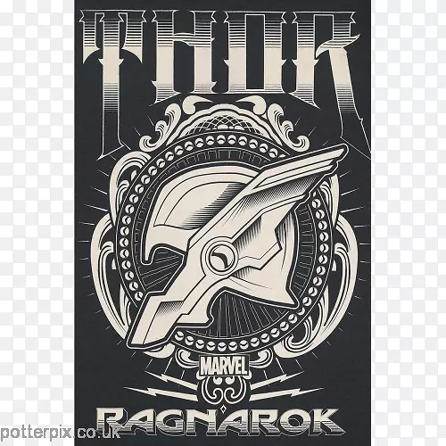 Korg Thor t恤令人惊叹的宇宙奥丁-雷神头盔