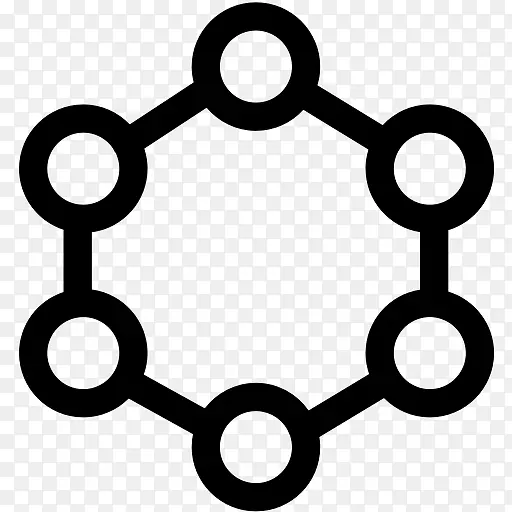 分子计算机图标化学化合物科学
