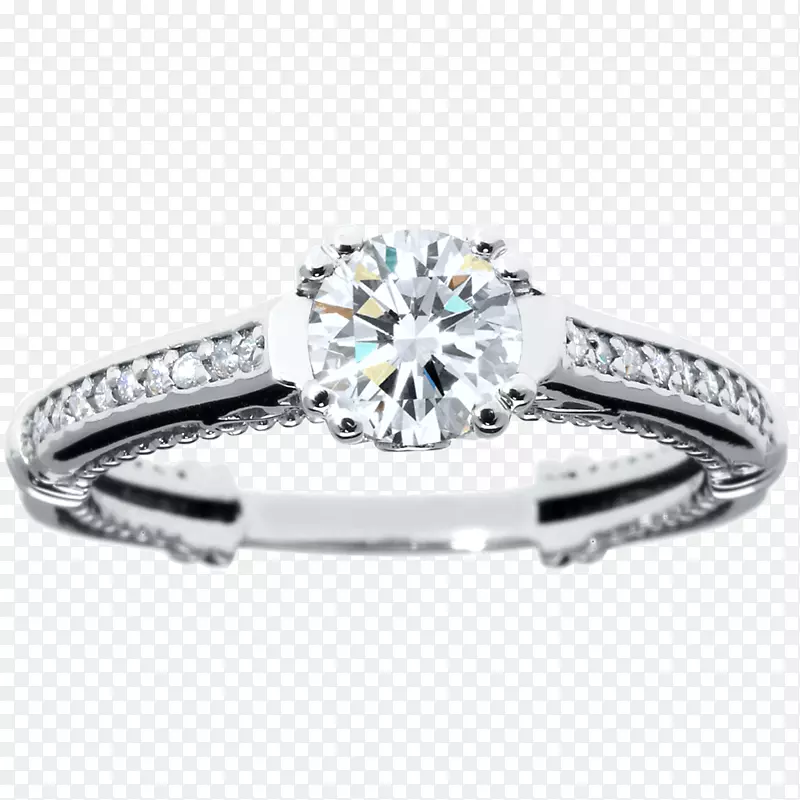 结婚戒指灿烂的金钻戒指