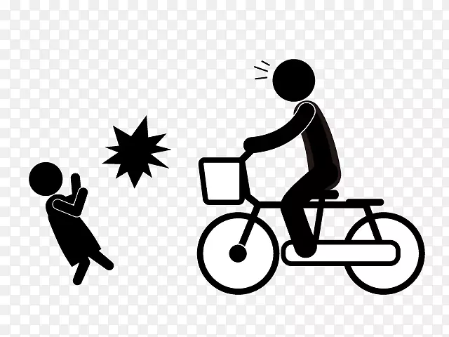 自行车象形文字电脑图标摩托车剪贴画自行车事故