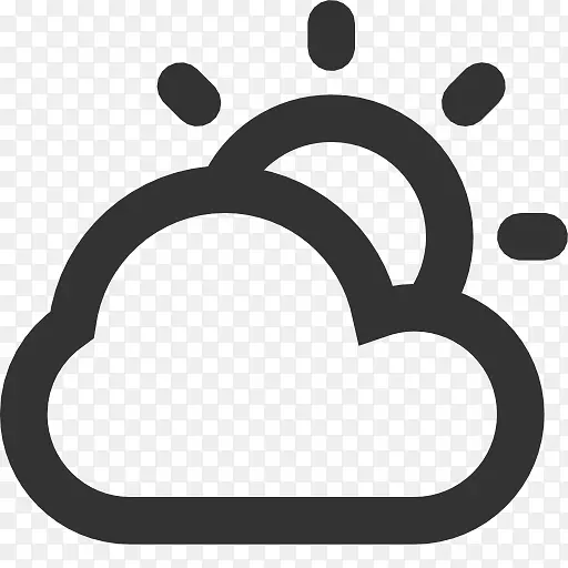 电脑图标天气云雨剪辑艺术天气