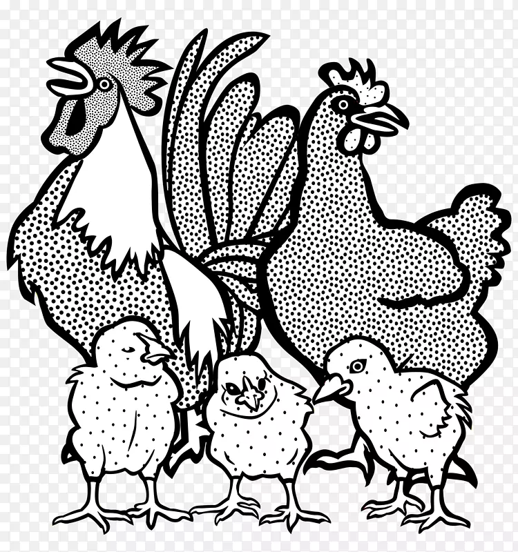 鸡画线艺术绘画游戏鸡