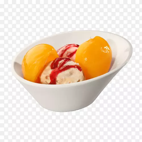 冰淇淋桃子和雪糕-冰淇淋