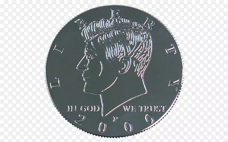 硬币半美元标志圆字体-硬币
