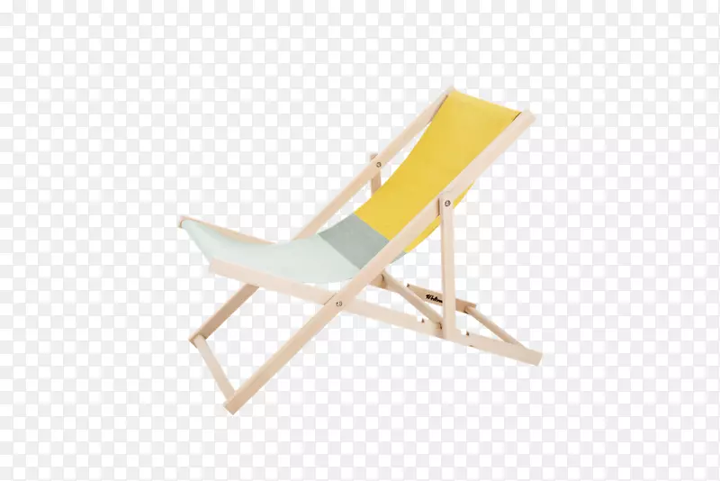 躺椅，长花园家具，毛巾-黄色椅子