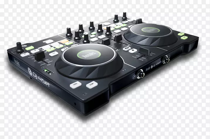 DJ控制器音频混频器光盘骑师DJ混音器大力士dj 4集-乐器