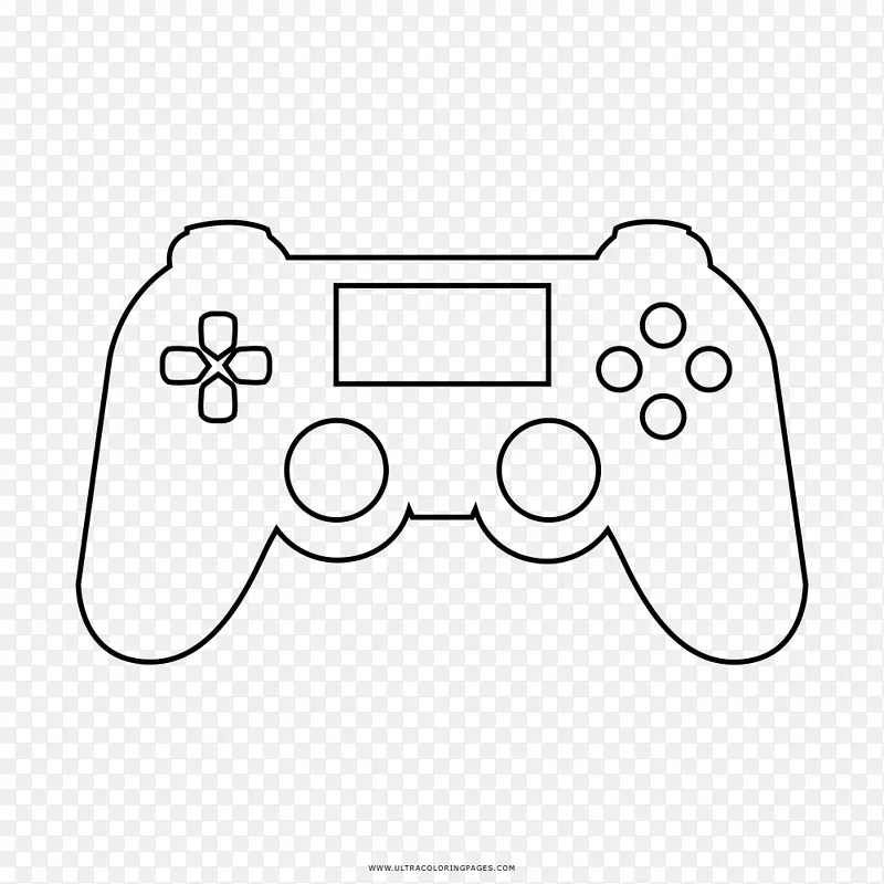 PlayStation绘图游戏控制器线艺术视频游戏-游戏垫