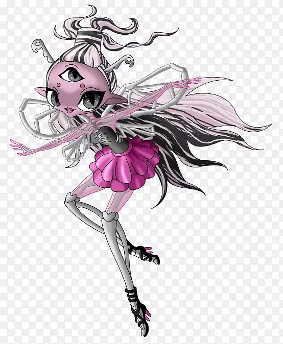 仙女服装设计粉红m卡通仙女