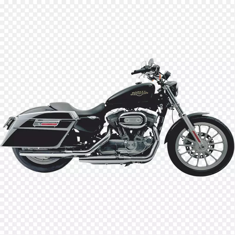 马鞍袋排气系统哈雷-戴维森超级滑翔摩托车-摩托车