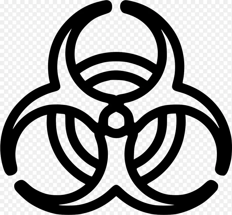 生物危险标志实验室生物学符号