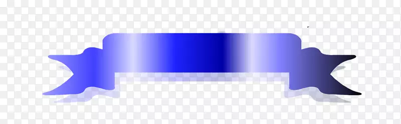 蓝色网页横幅剪贴画-蓝色横幅