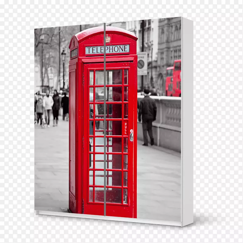 电话亭红电话亭英国家庭及商务电话-英国
