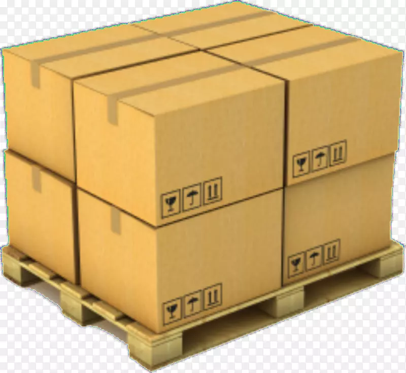 托盘货物运输货物少于卡车装载货物.托盘