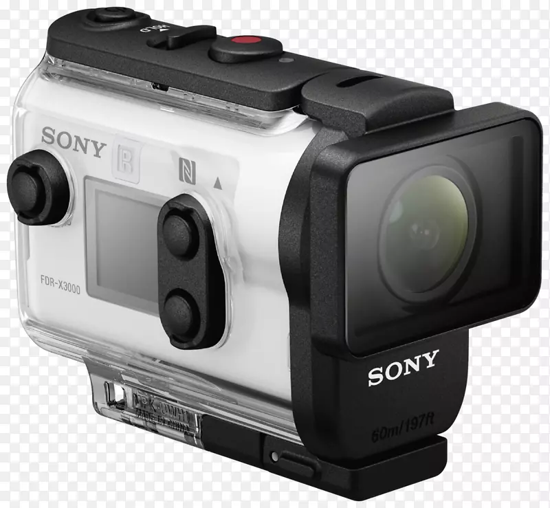 sony动作凸轮ddr-x3000动作摄像机4k分辨率