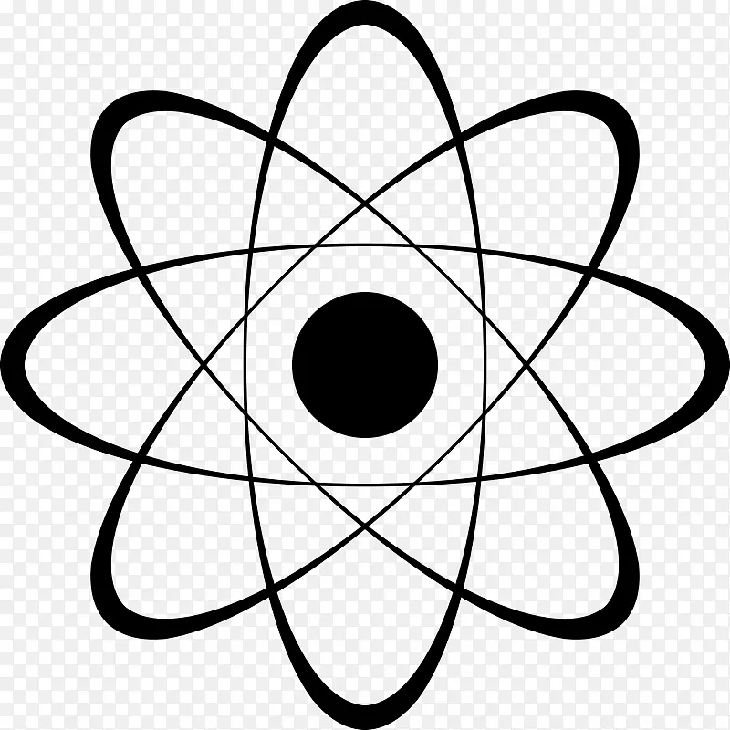 原子核化学物理剪辑艺术原子