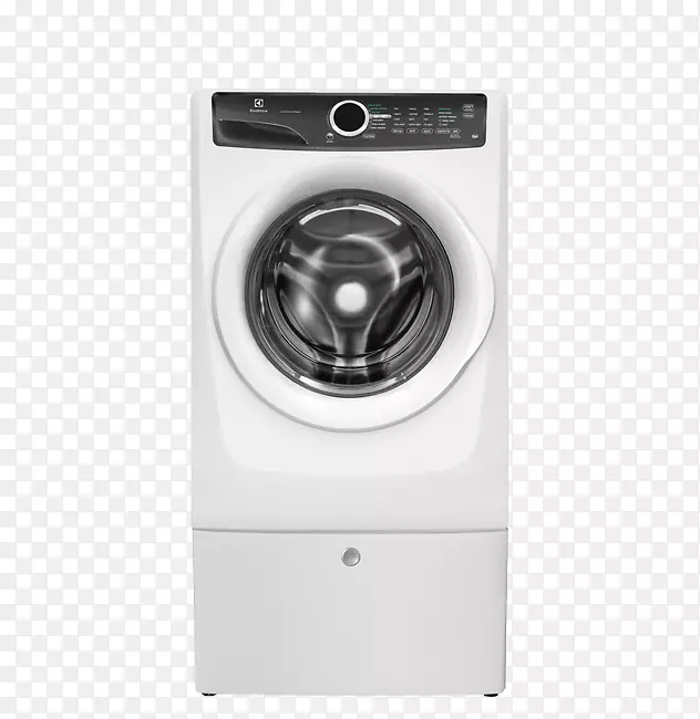 洗衣机，衣物干燥机，伊莱克斯eflw417siw4.3cu。英国“金融时报”。带豪华洗衣器的前装洗衣机洗家用电器洗衣机