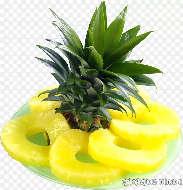 菠萝水果剪贴画-菠萝