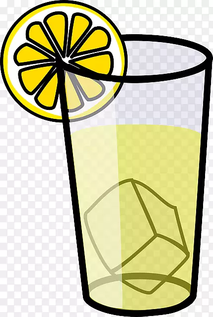 柠檬水剪贴画-新鲜柠檬水