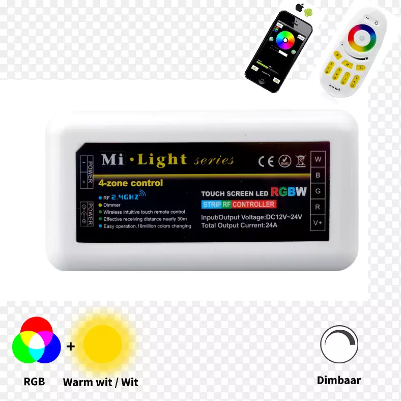Rgb彩色模型rbw发光二极管-光