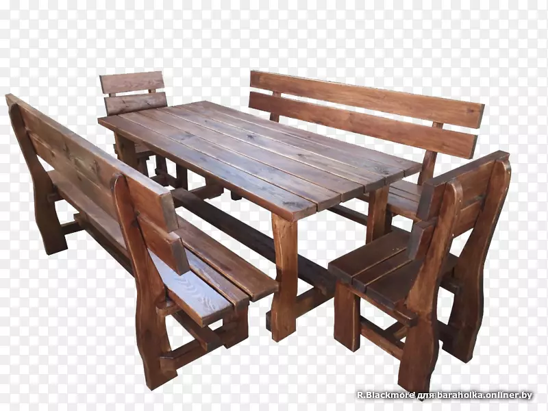 餐桌花园家具长椅跳蚤市场
