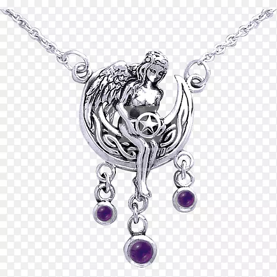 紫水晶项链、银首饰.项链