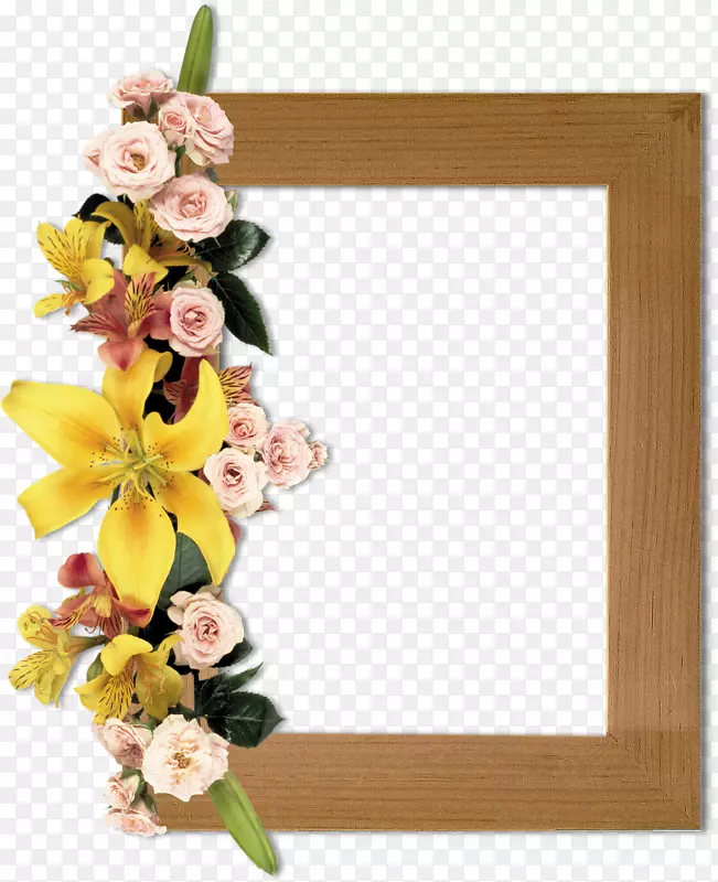 画框花卉设计木镜木