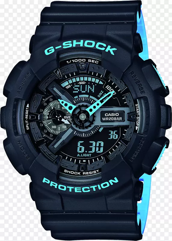 G-冲击Ga 110手表防水标志卡西欧手表