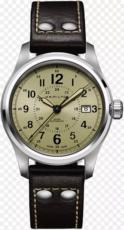 汉密尔顿卡基场石英汉密尔顿手表公司自动手表汉密尔顿卡其航空飞行员自动手表